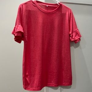 Amazon Ruffle sleeve top